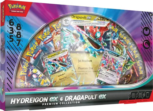 Pokemon Hydreigon EX & Dragapult Ex Premium Collection EN
