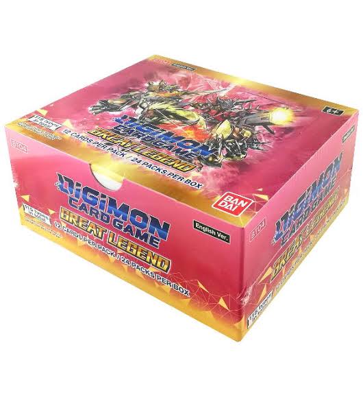 Caja Digimon card game great legend