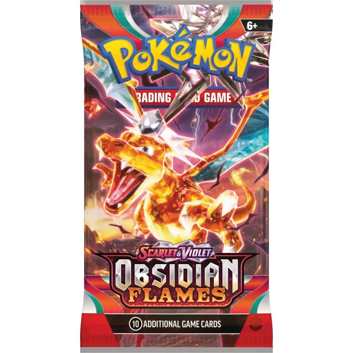 Caja pokemon tcg llamas obsidianas